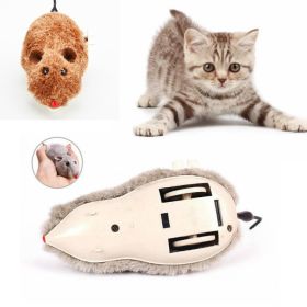 Hot Creative Funny Clockwork Spring Power Plush Mouse Toy Cat Dog Playing Toy Mechanical Motion Rat Pet Accessories