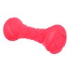 Dog Fetch Toy Outdoor Barbell Dog Toy for Small Medium and Large Breed Dogs Floating Dog Toy Outside Dog Yard Toys Pink