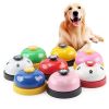 Pet Toy Training Called Dinner Small Bell Footprint Ring Dog Toys For Teddy Puppy Pet Call