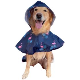 Waterproof Cape for Large and Small Dogs Windproof Raincoat Poncho for Pets (Type: Flamingo3XL)