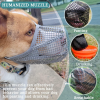 Dog Muzzle, Soft Mesh Covered Muzzles for Small Medium Large Dogs