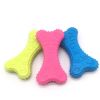 Pet TPR Rubber Toy Footprint Biscuit Dog Toy Dog Training Toy Solid Candy Color Molar Resistant Bite Cleaning Teeth