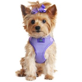 Wrap and Snap Choke Free Dog Harness by Doggie Design (Option: Paisley PurpleLarge)