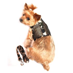 Cool Mesh Dog Harness with Leash (Option: CamouflageSmall)