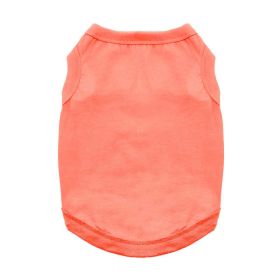 Cotton Dog Tank (Option: CoralX-Small)