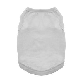 Cotton Dog Tank (Option: Glacier Gray2X-Large)