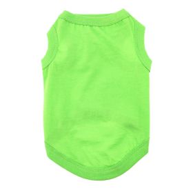 Cotton Dog Tank (Option: Green FlashX-Small)