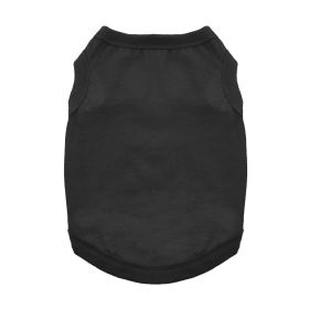 Cotton Dog Tank (Option: Jet BlackX-Small)