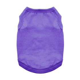 Cotton Dog Tank (Option: Ultra Violet2X-Large)