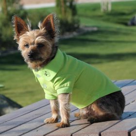 Solid Dog Polo (Option: Green Flash3X-Large)